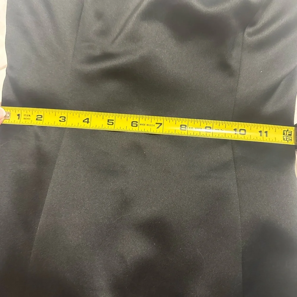 Nicole Miller Black Strapless Evening Gown - Picture 8 of 9